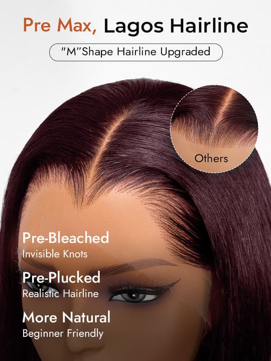 Pre Max 99J Wig  With Lagos Hairline