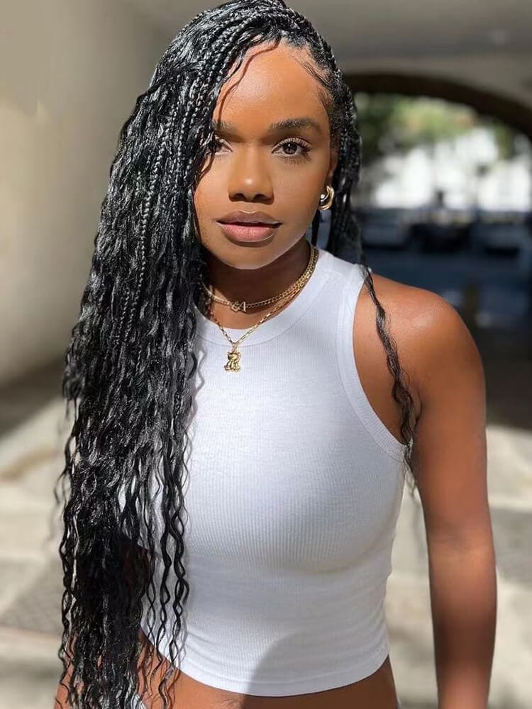 Water Wave Braiding Human Hair Bulk