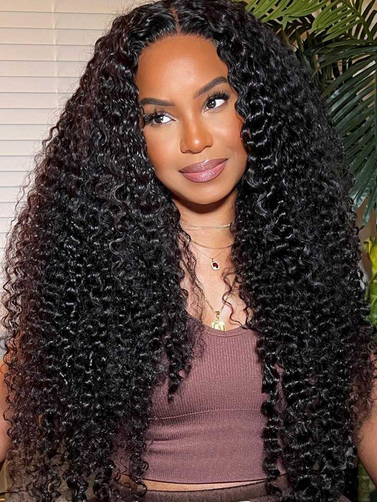 V Part Wig