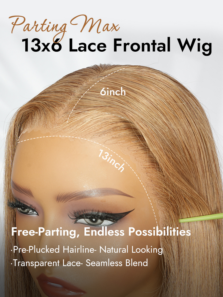 Rich Caramel Blend Pre Max 13x6 Wig