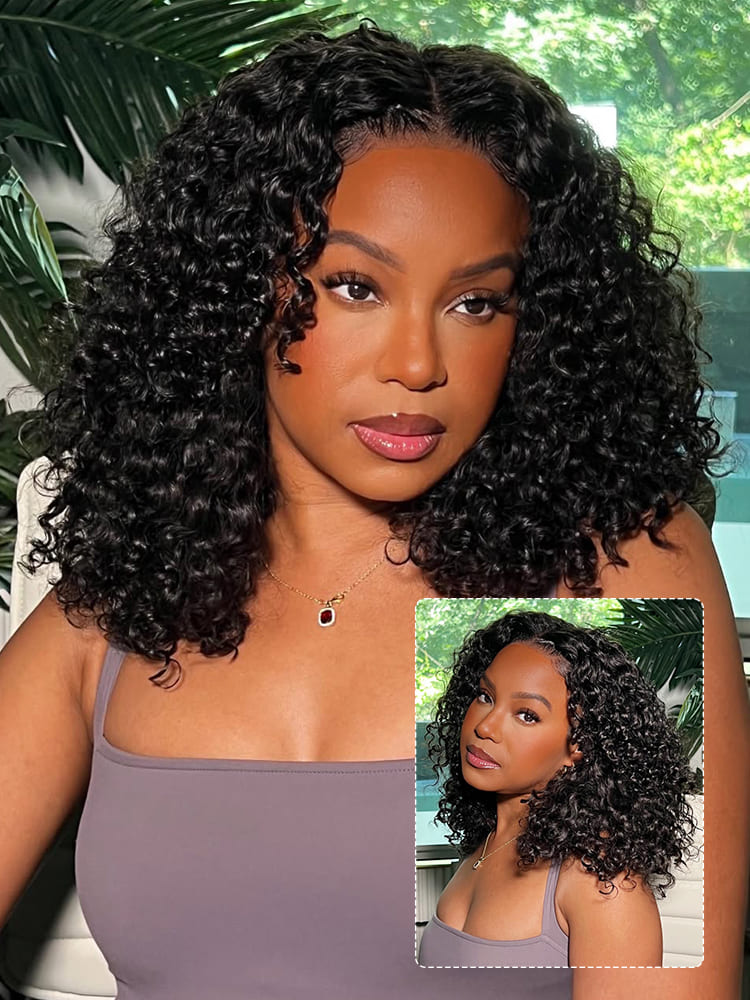 Bouncy Curly Lace Front Hair Wigs