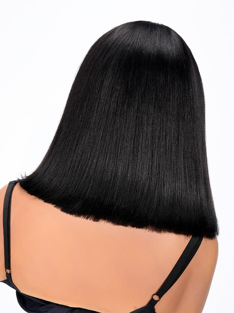 Light Yaki Straight 5x7 Drawstring Wig