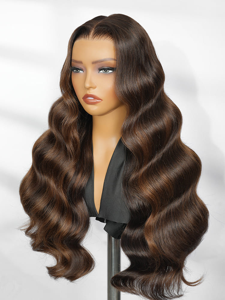 Balayage Highlight 6x8 Glueless Lace Wig