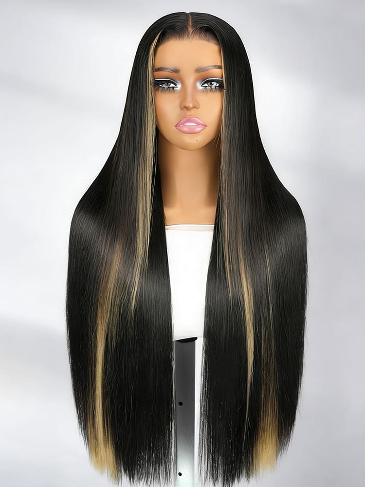 Blonde Peekaboo Highlight Wig