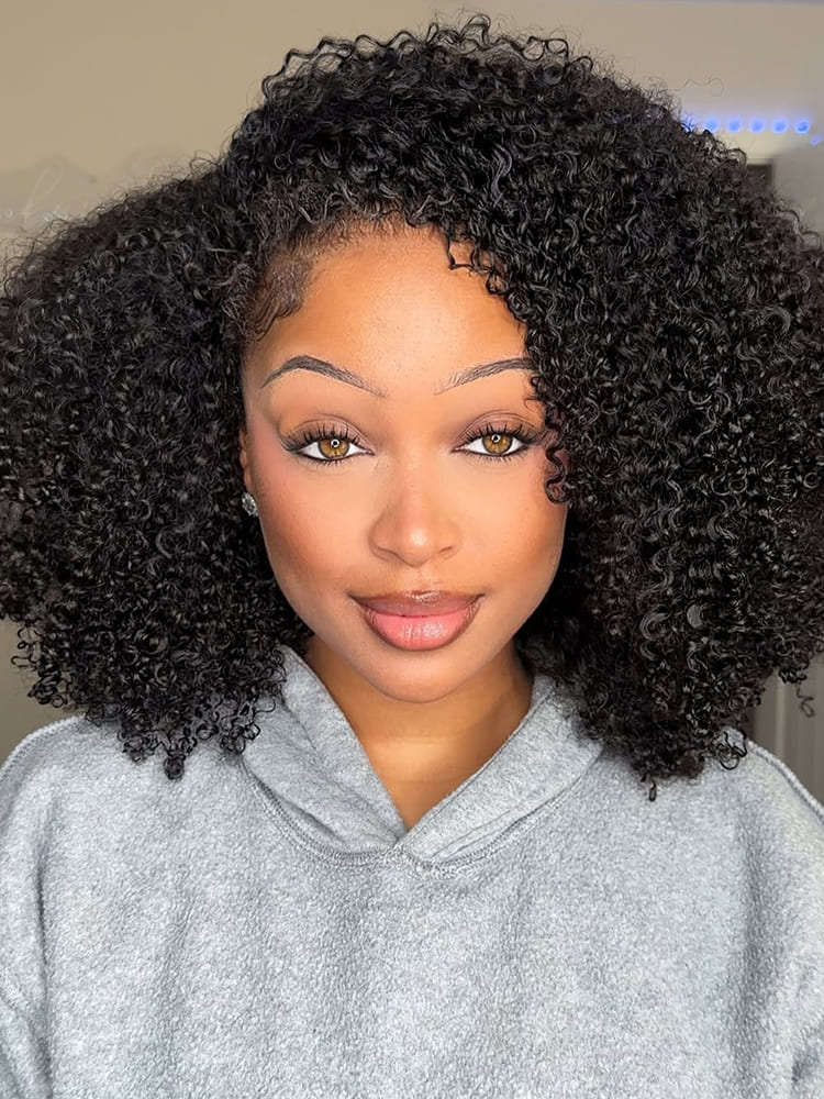 Full Density Human Hair Half Wig