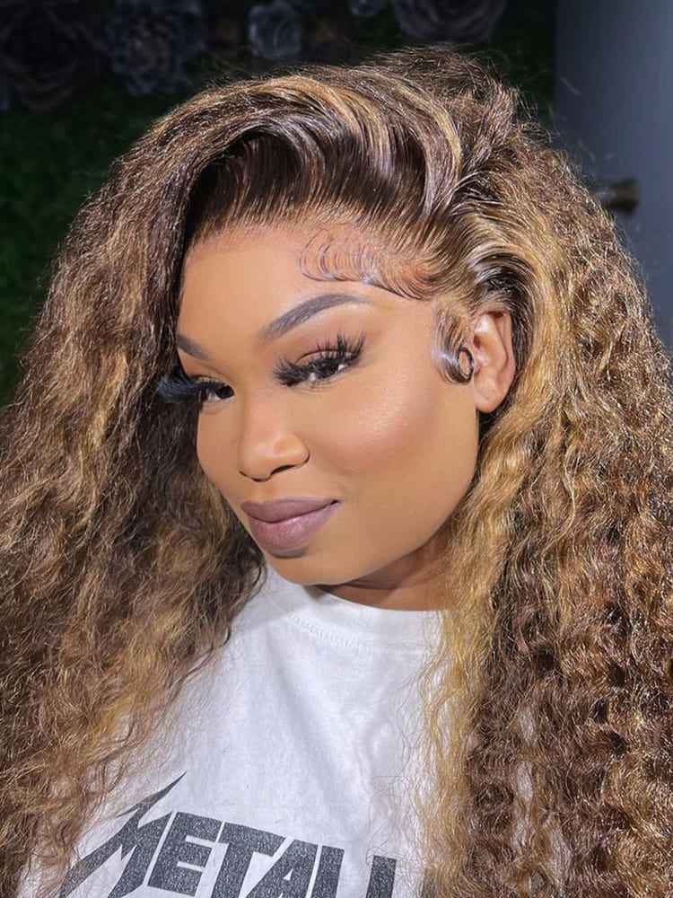 Brown Highlight wig