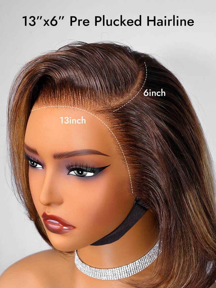 13x6 Layered Pre Plucked Lace Wig