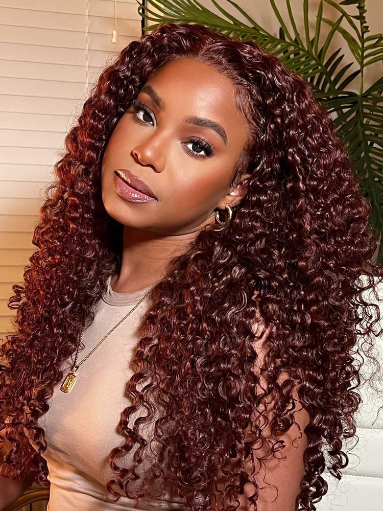 Cherry Cola Red 13x4 Glueless Wig