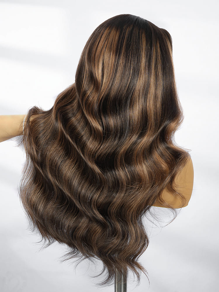Lagos Hairline Ombre Highlight Body Wave Wig