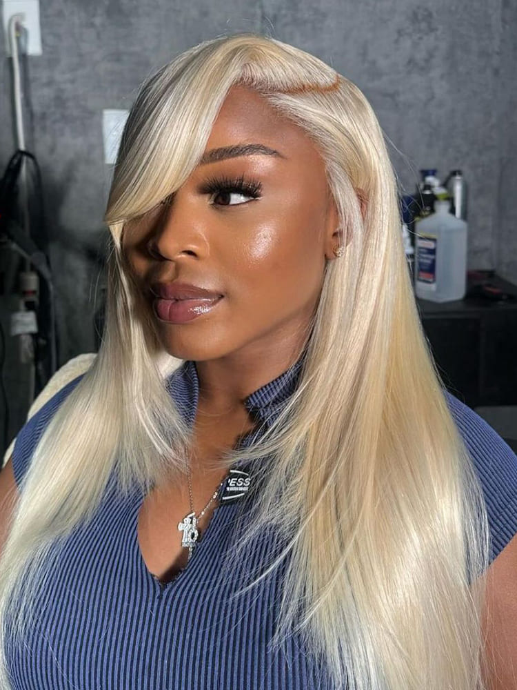 Blonde Layered Cut Straight Ready To Go Wig