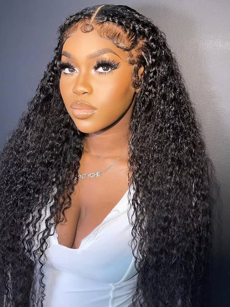 Braided Deep Wave 13x4 Lace Wigs