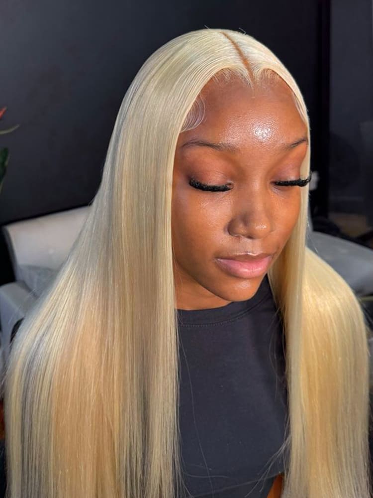 Lagos Halrline Straight Blonde Wig