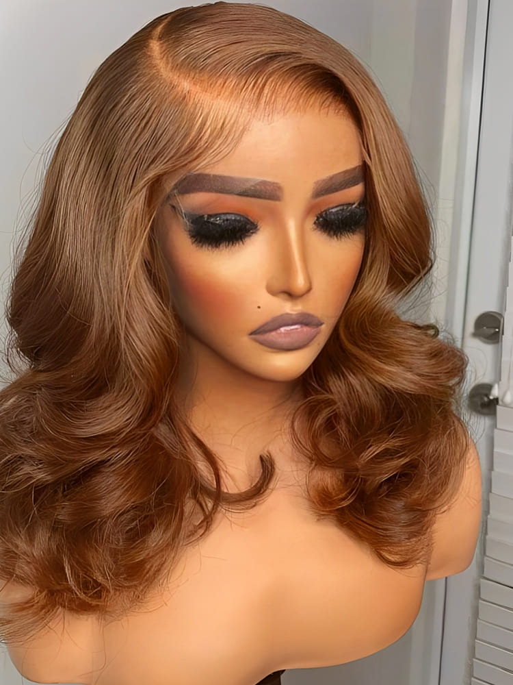 Honey Brown Body Wave Wigs