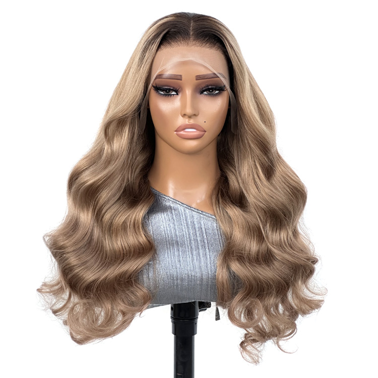 ash brown hair wigs