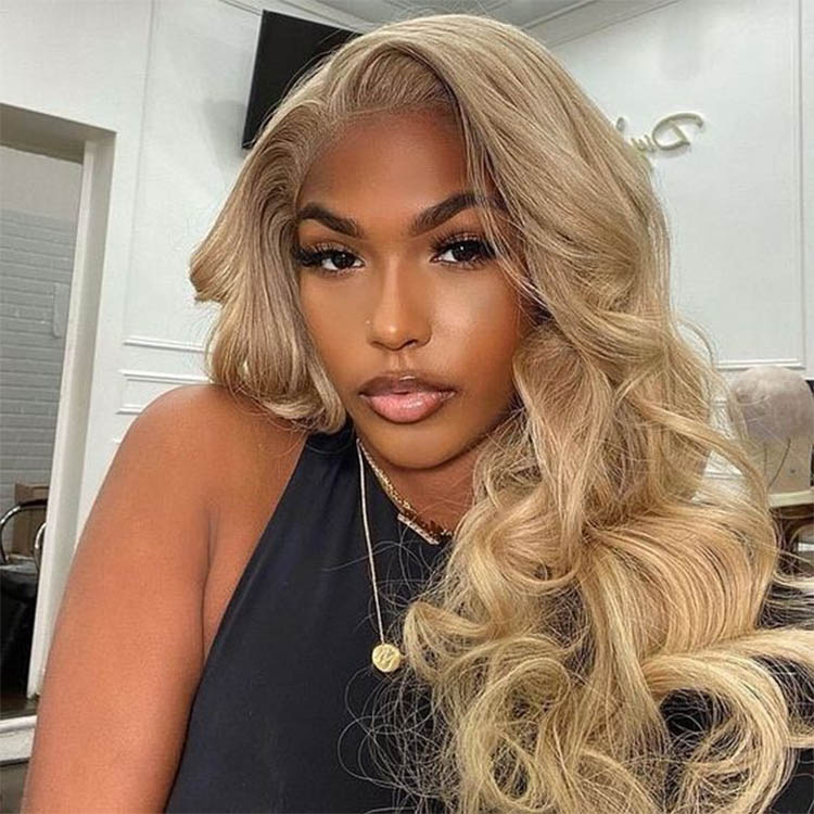 Balayage Blonde Highlights Wigs