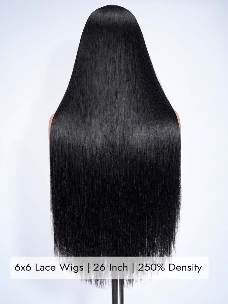 Black Straight 26 Inch-out of stock