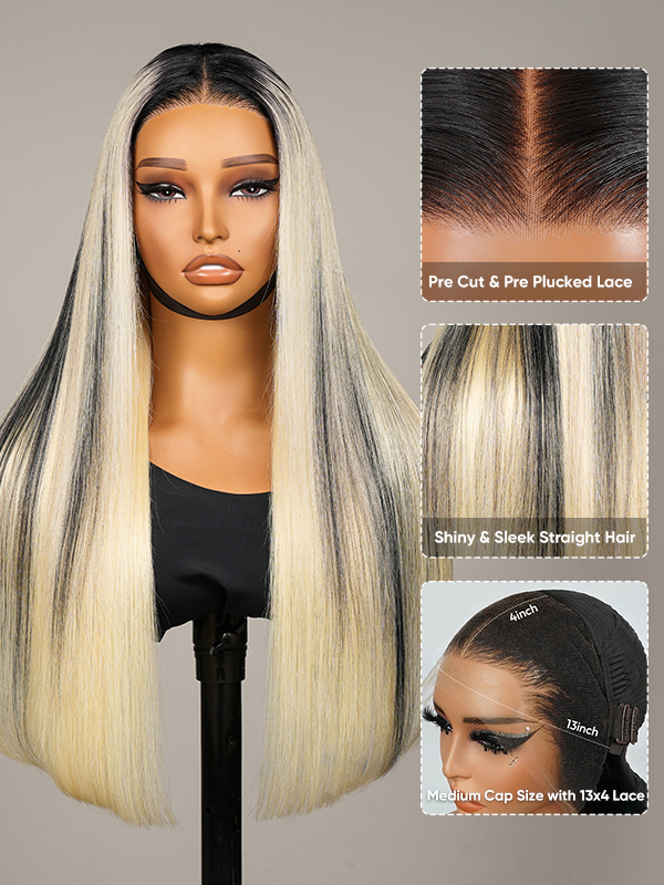 blonde frontal hair