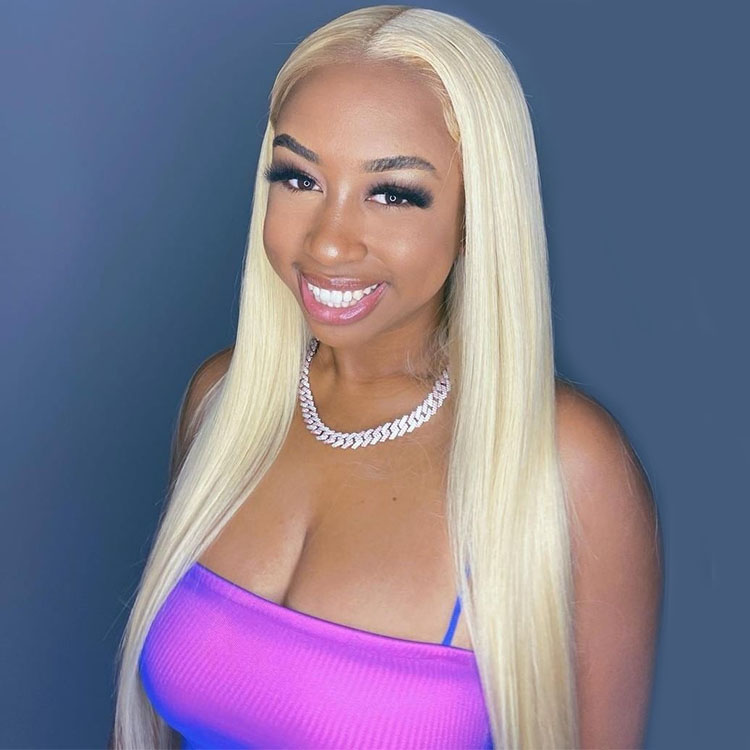 blonde closure wigs