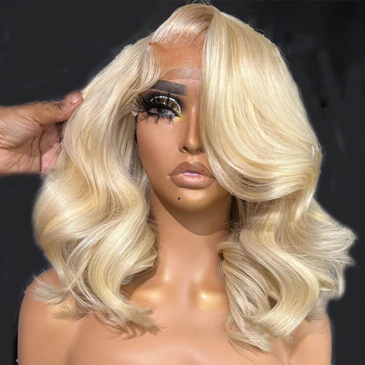blonde wavy wig