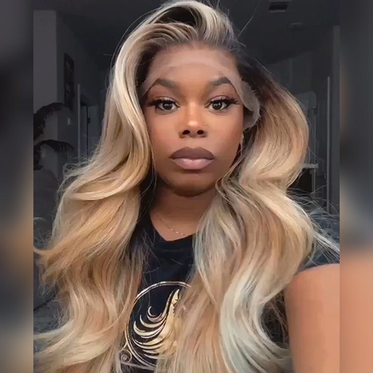 Balayage Ombre Blonde Hair