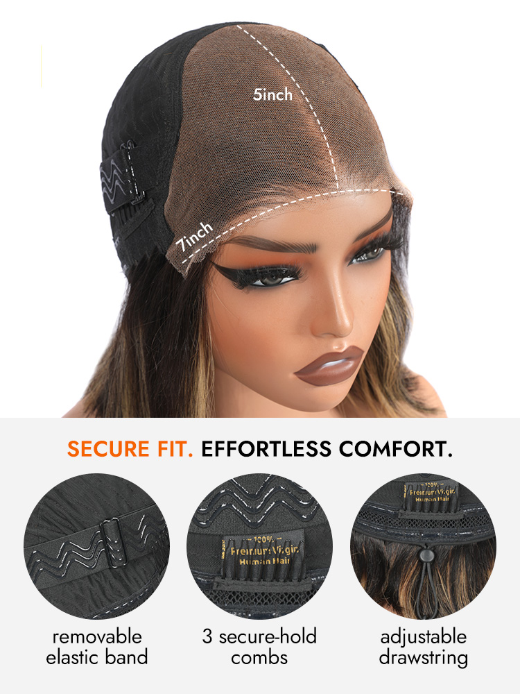 blunt cut short bob wig
