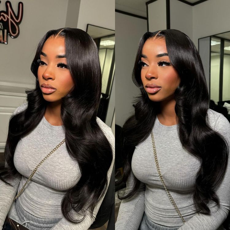 body lace closure wig