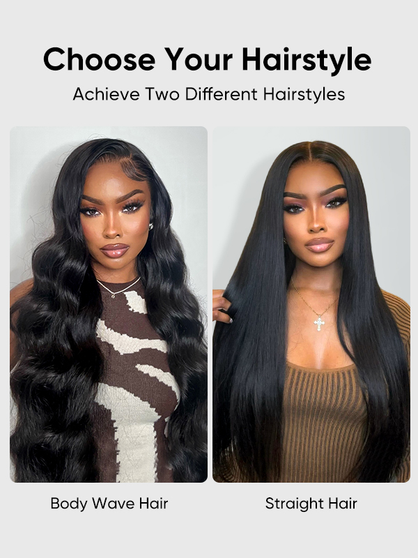 body wave human hair wig