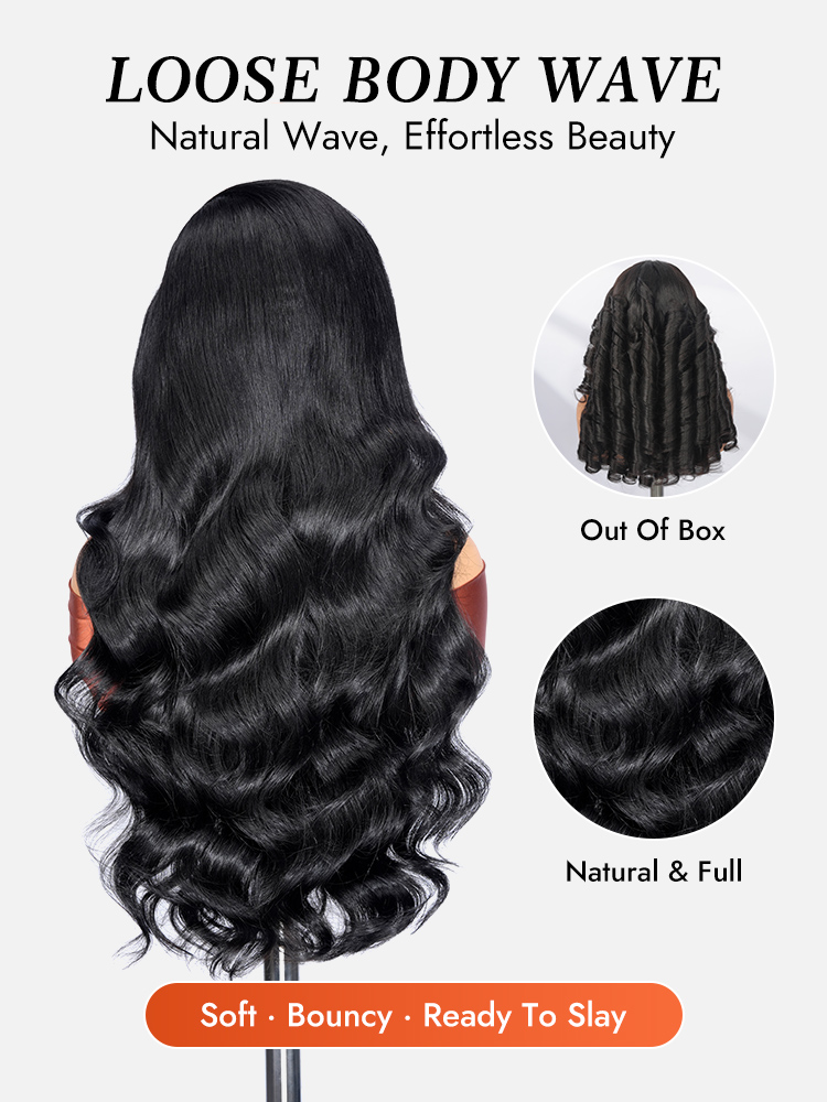 natural looking body wave lace wig