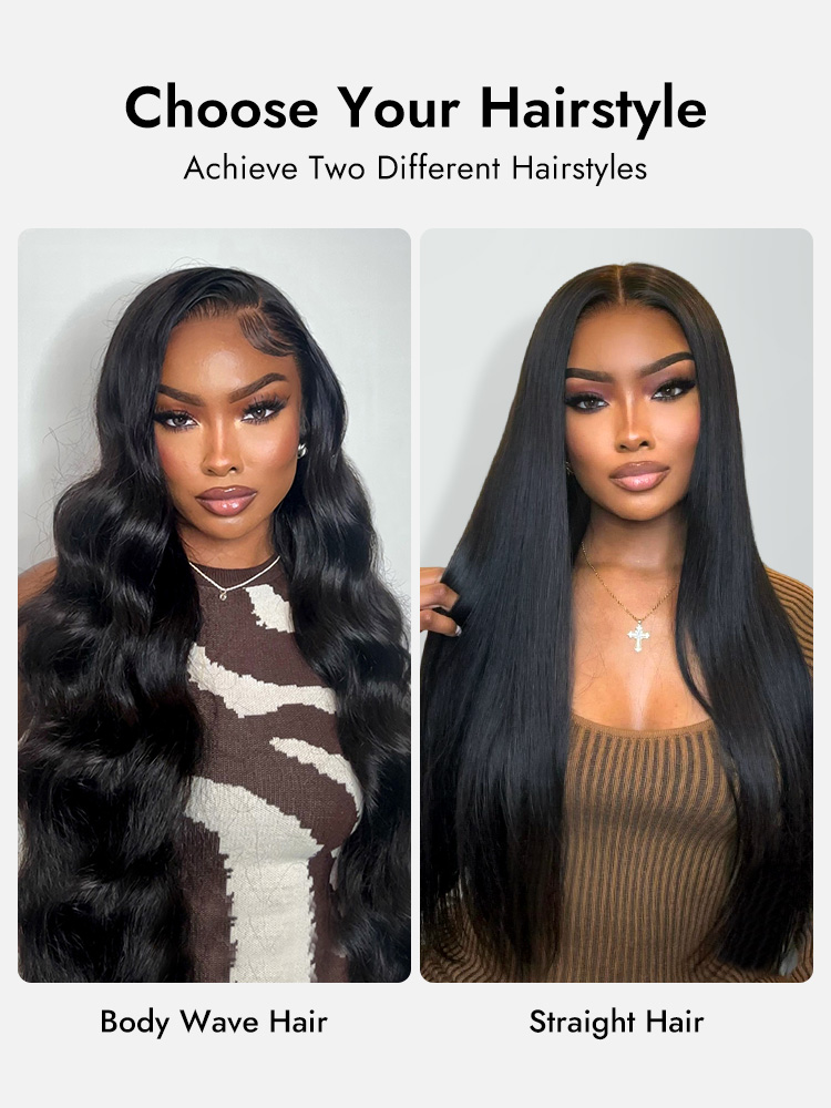 body wave human hair wig
