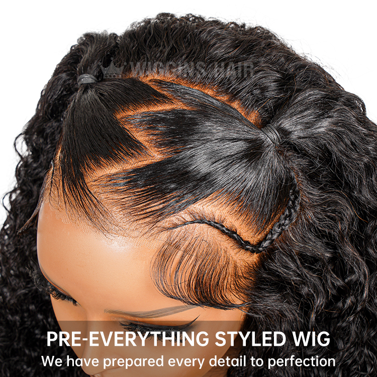 pre styled wig