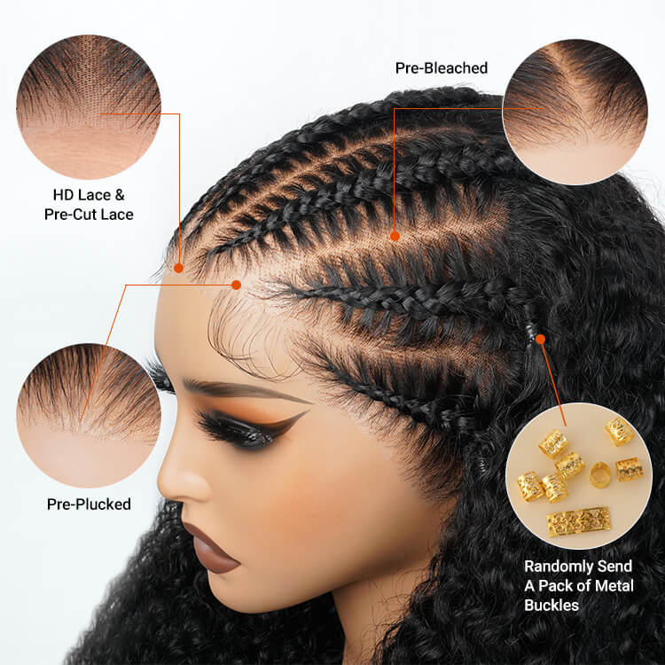 Braided Lace Front Wigs