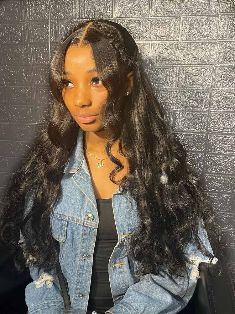 Two Bangs With Butterflly Braids Hair Wigs