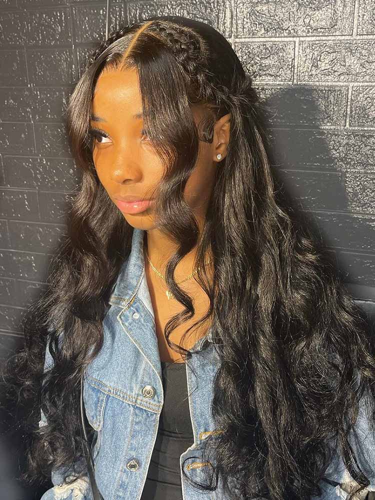 Body Wave Glueless braided wigs