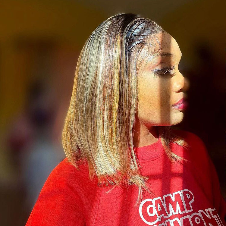 Bob Wig With Highlights