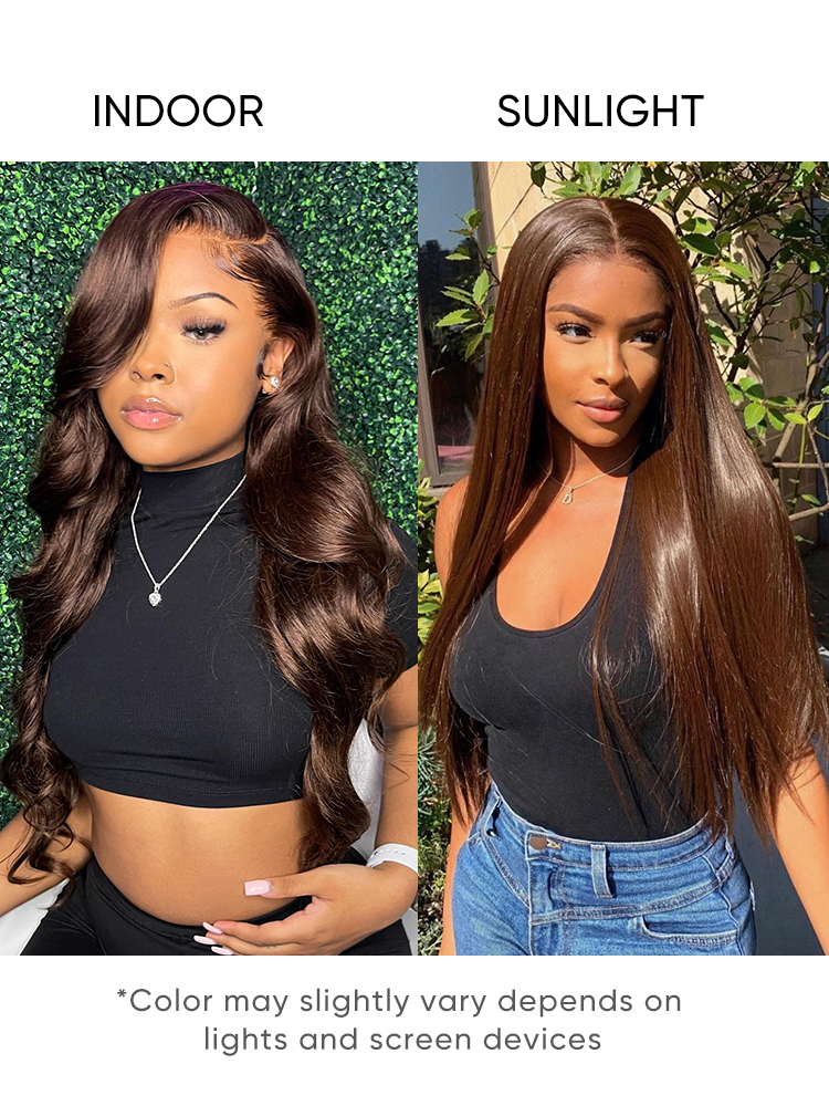 brown body wave wig