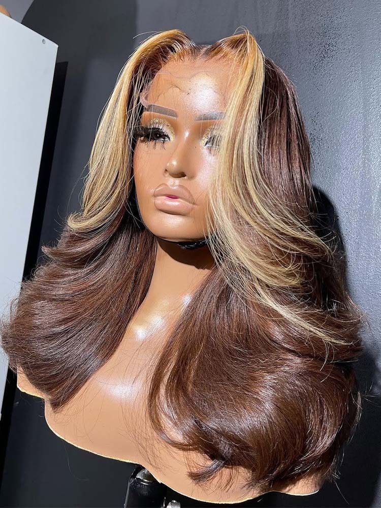 Blonde Highlight Lace Front Wig