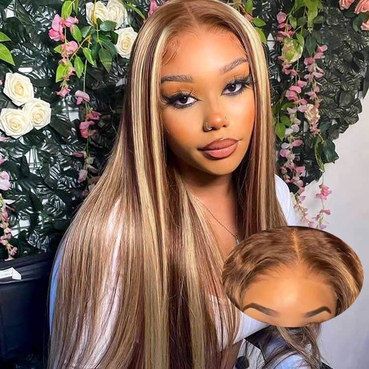 Chocolate Brown Hair With Blonde Highlights