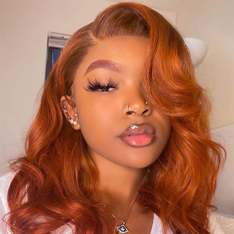 Burnt Orange Hair Wigs