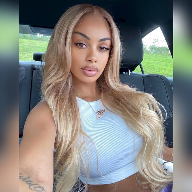 Champagne Light Blonde Hair