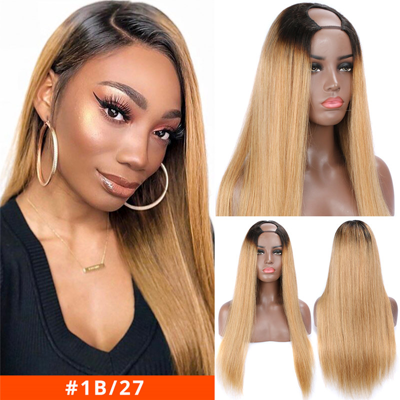 Colored U Part Wigs