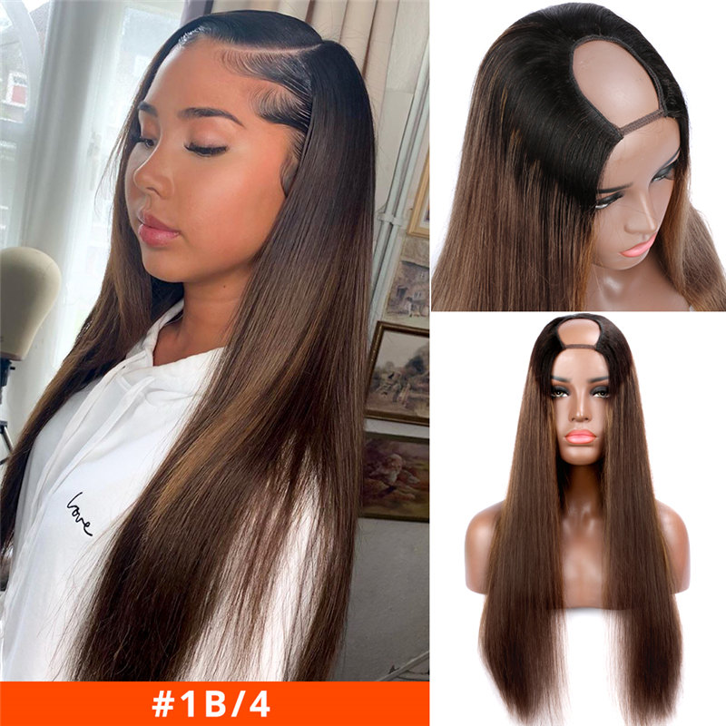 Colored U Part Wigs