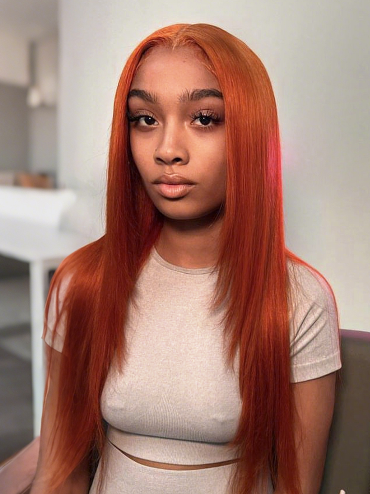 colored wig with layers