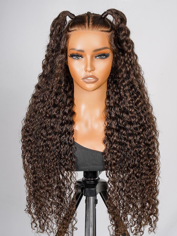  Lace Front Wig With Braided Half Buns