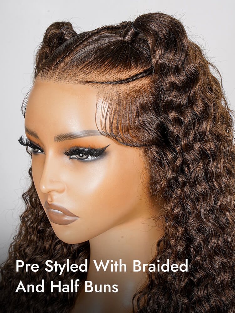 Pre Braided Curly Wig