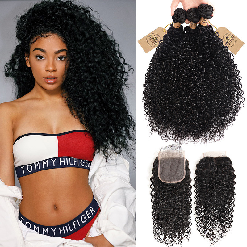 Peruvian Curly Hair Products 3PC