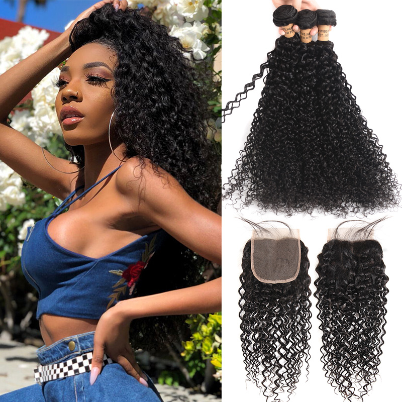 3pcs Brazilian Jerry Curly Hair