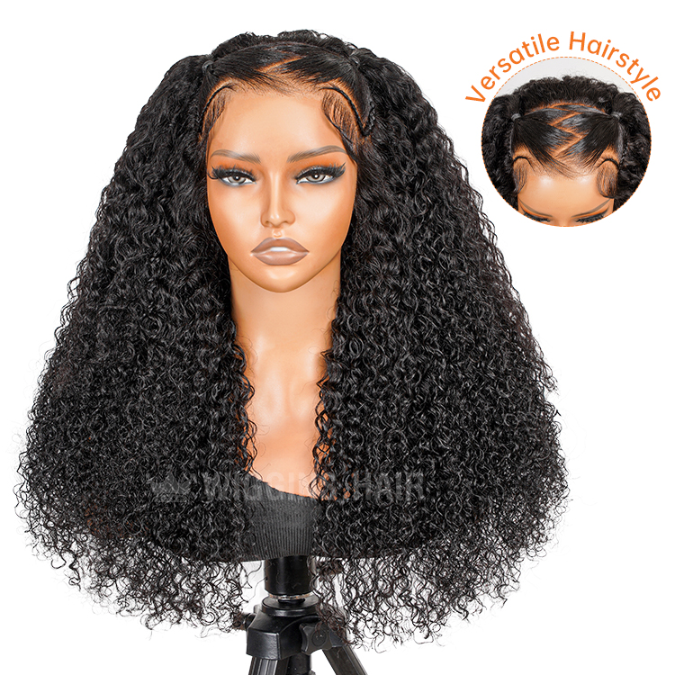 curly braiding hair