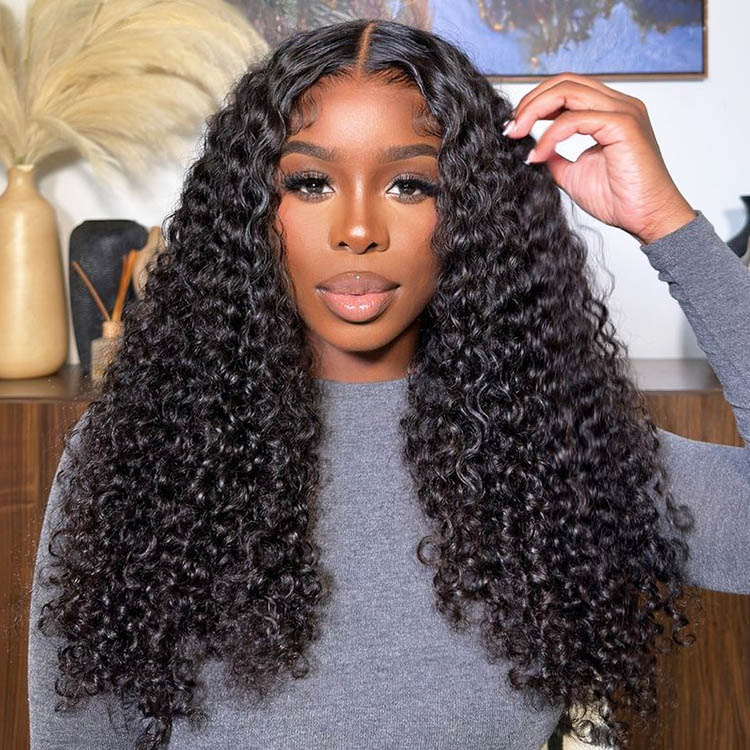 curly glueless wigs