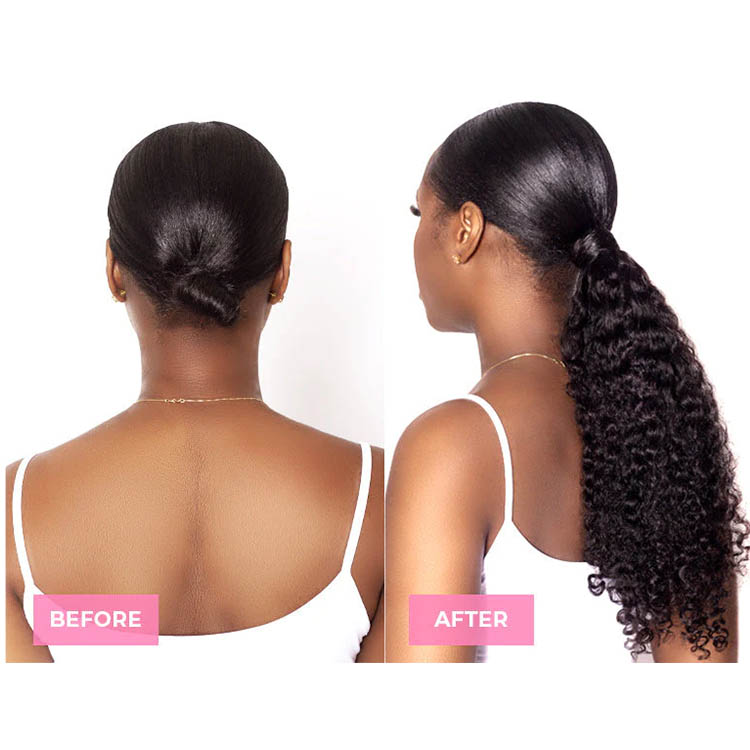 Curly Hair Ponytail
