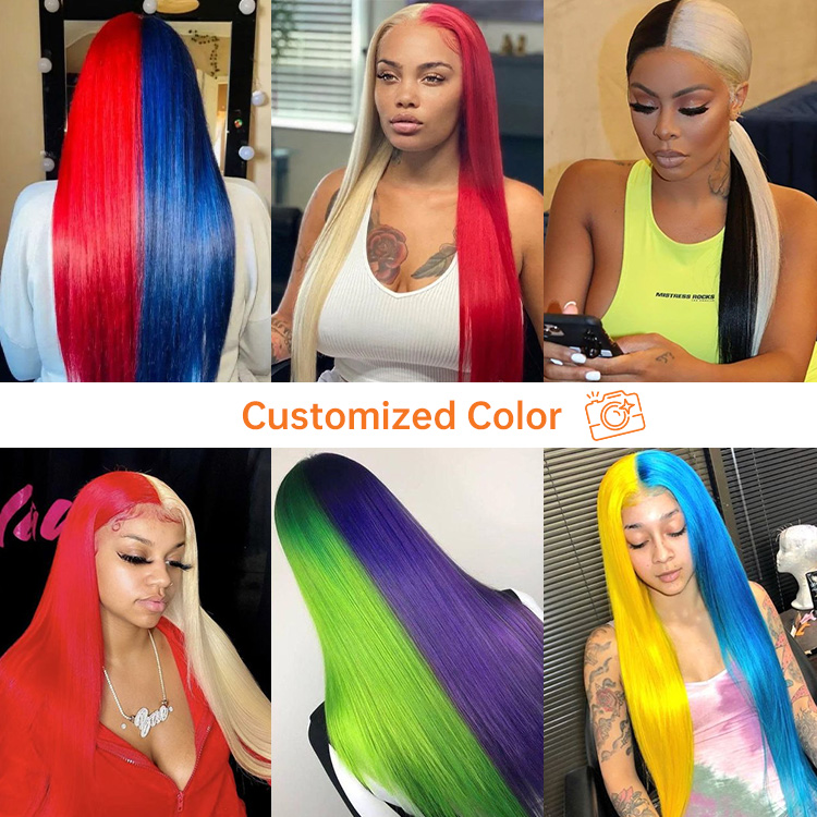 customeized color wig